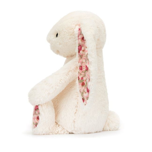 Jellycat Króliczek Kremowy z kwiecistymi uszami.webp