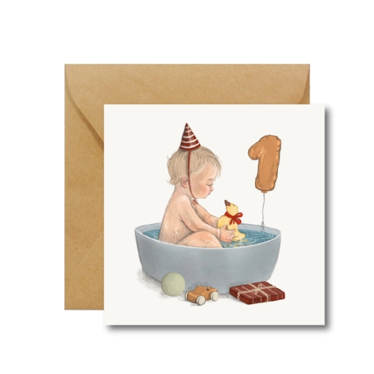 kartka-na-roczek-after-Party-Hi-Little.webp