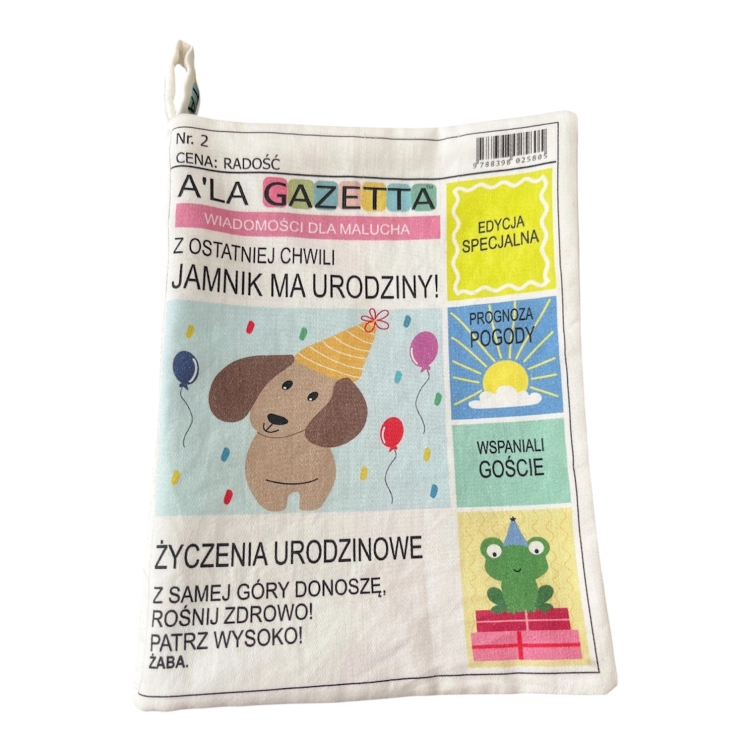 gazeta dla niemowlaka A'LA GAZETTA Urodziny Jamnika.JPG